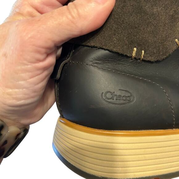 Chaco Men’s Dixon Mid Boots Java Brown Leather Size 10 Performance - Picture 8 of 9